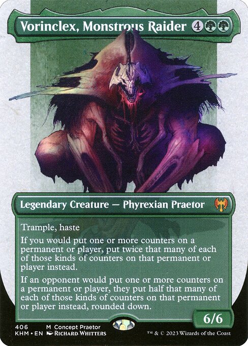 Vorinclex, Monstrous Raider (406) - BORDERLESS - FULL ART (Foil) - NM