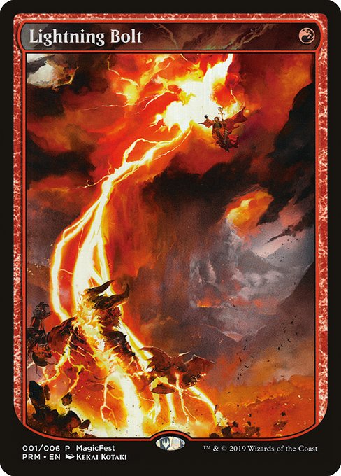 Lightning Bolt (1) - FULL ART (Foil) - NM