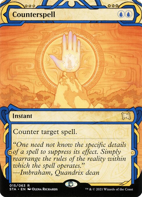 Counterspell (15) - BORDERLESS (Etched) - NM