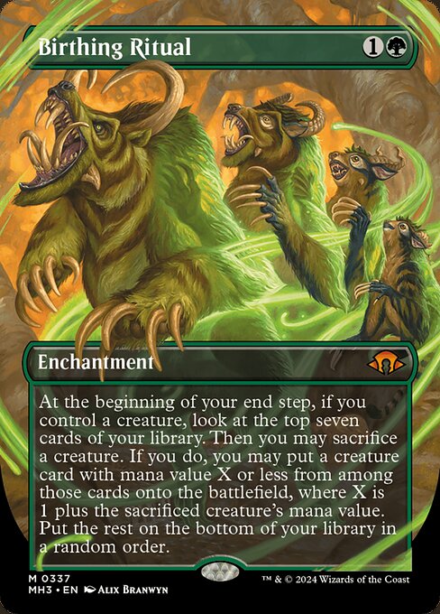 Birthing Ritual (337) - BORDERLESS - NM