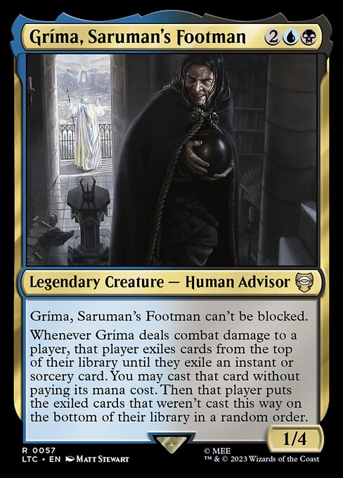 Gríma, Saruman's Footman (57) - NM