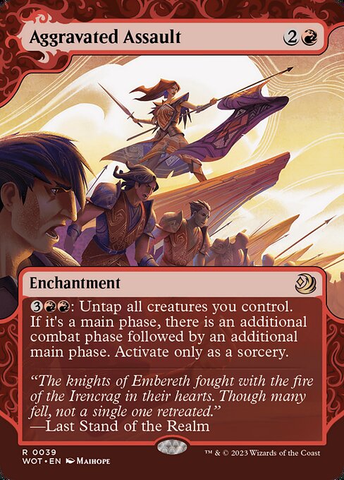 Aggravated Assault (39) - BORDERLESS (Foil) - NM