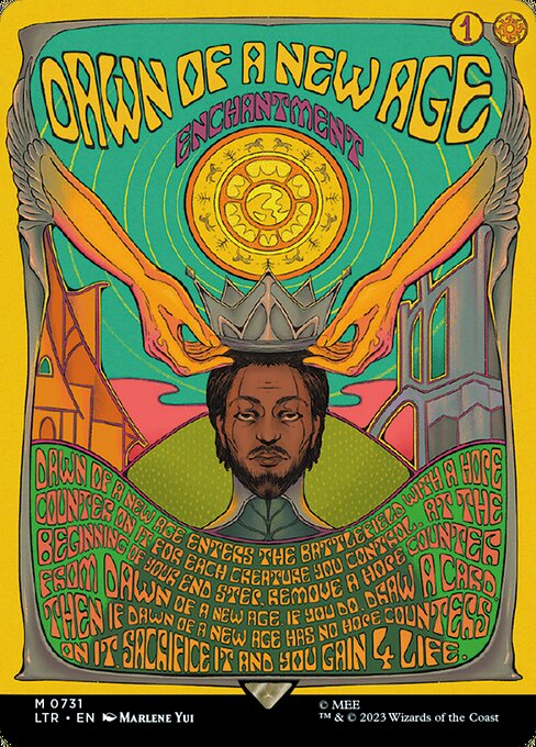 Dawn of a New Age (731) - BORDERLESS - FULL ART (Foil) - NM