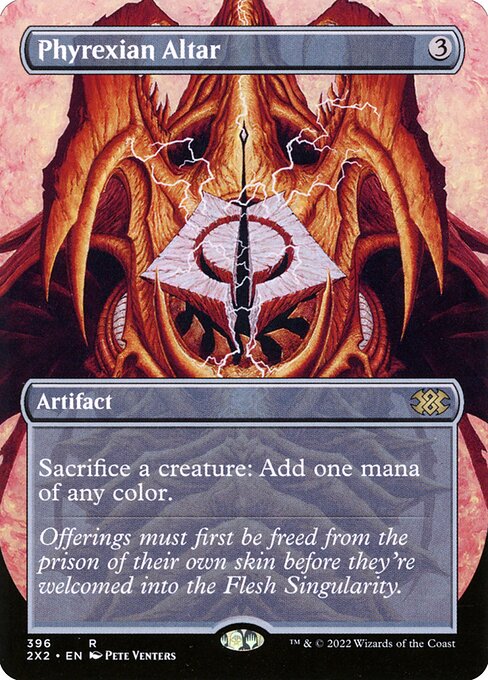 Phyrexian Altar (396) - BORDERLESS (Foil) - NM