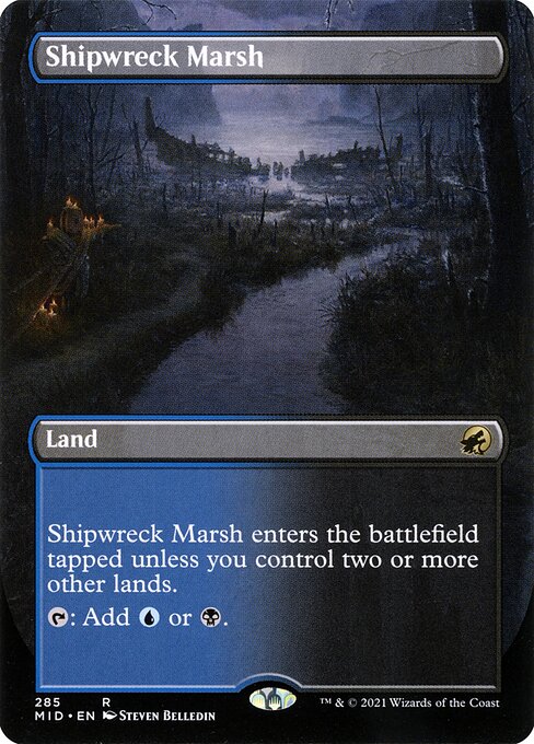 Shipwreck Marsh (285) - BORDERLESS - FULL ART - NM