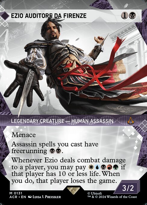 Ezio Auditore da Firenze (131) - BORDERLESS (Foil) - NM