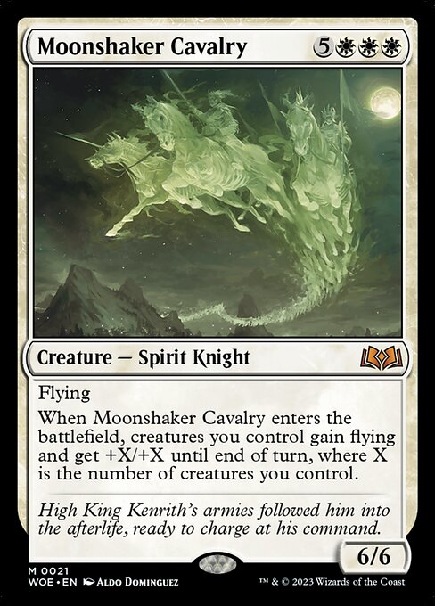 Moonshaker Cavalry (21) (Foil) - NM