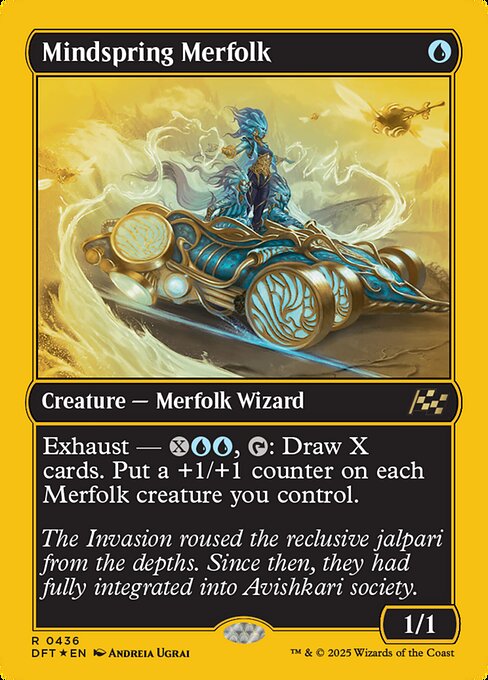 Mindspring Merfolk (436) (Foil) - NM