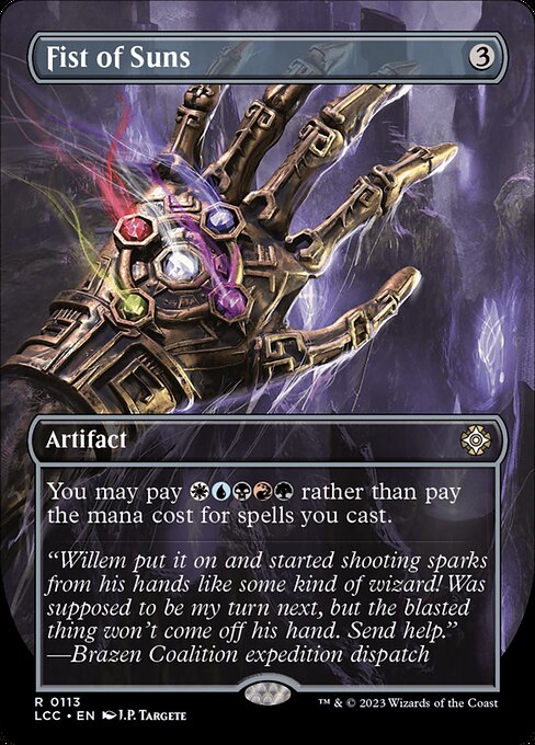 Fist of Suns (113) - BORDERLESS (Foil) - NM