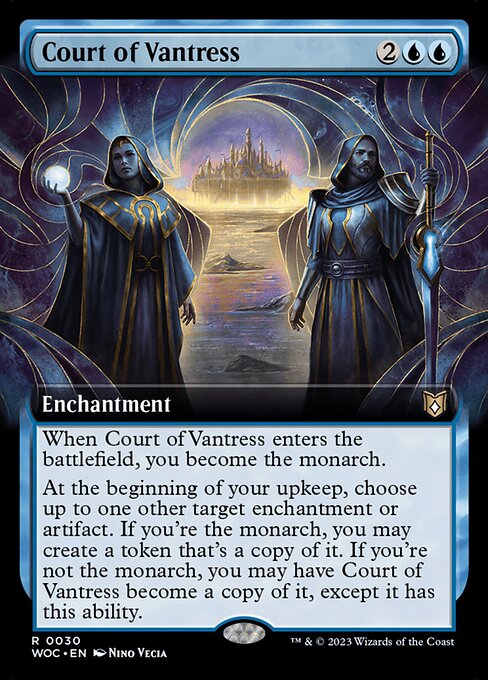 Court of Vantress (30) - EXTENDED ART (Foil) - NM