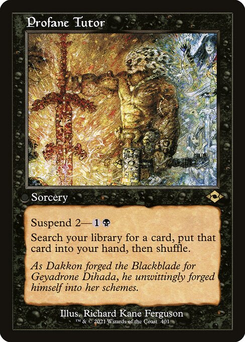 Profane Tutor (401) (Foil) - NM