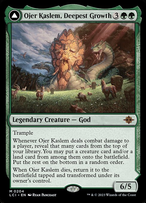 Ojer Kaslem, Deepest Growth // Temple of Cultivation (204) (Foil) - NM