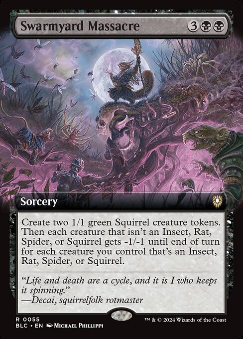 Swarmyard Massacre (55) - EXTENDED ART - NM