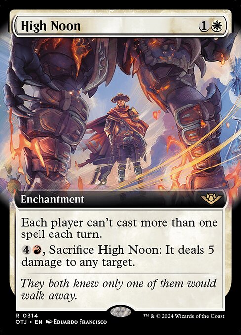 High Noon (314) - EXTENDED ART (Foil) - NM