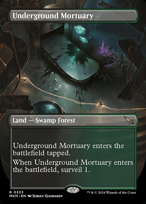 Underground Mortuary (333) - BORDERLESS (Foil) - NM