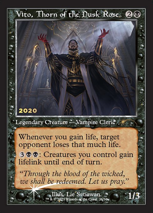 Vito, Thorn of the Dusk Rose (28) (Foil) - NM