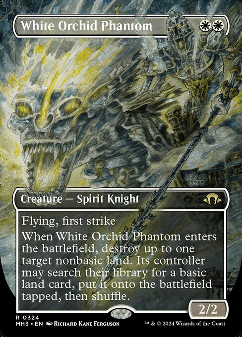 White Orchid Phantom (324) - BORDERLESS - NM