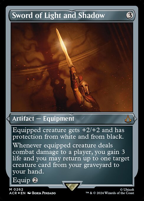 Sword of Light and Shadow (262) (Etched) - NM
