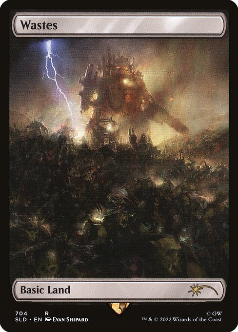 Wastes (704) - FULL ART (Foil) - NM