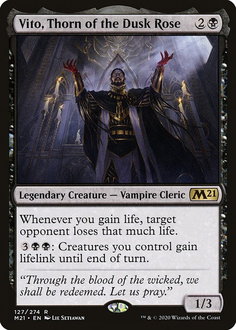 Vito, Thorn of the Dusk Rose (127) (Foil) - NM