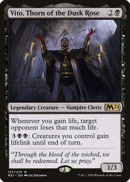 Vito, Thorn of the Dusk Rose (127) (Foil) - NM