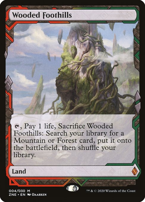 Wooded Foothills (4) (Foil) - NM