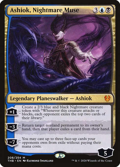 Ashiok, Nightmare Muse (208) - NM