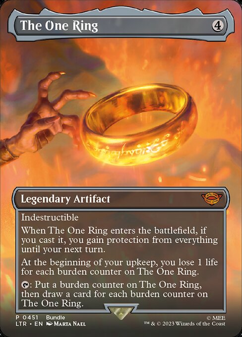 The One Ring (451) - BORDERLESS - FULL ART (Foil) - NM