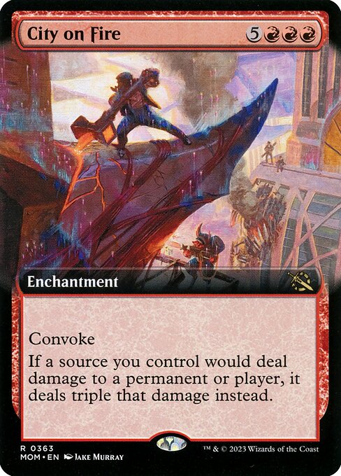 City on Fire (363) - EXTENDED ART - NM