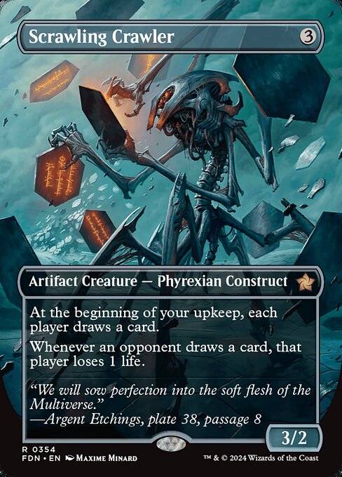 Scrawling Crawler (354) - BORDERLESS - NM