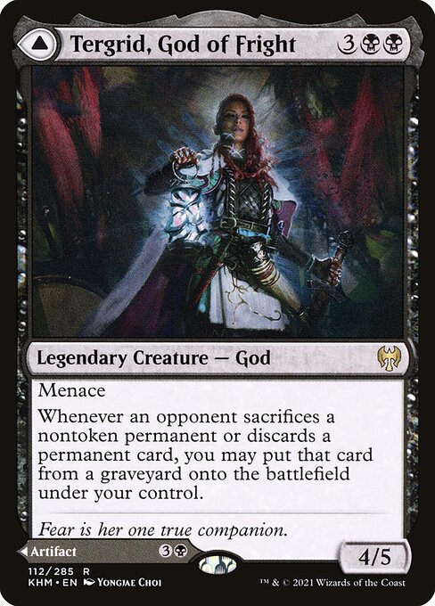 Tergrid, God of Fright // Tergrid's Lantern (112) - NM