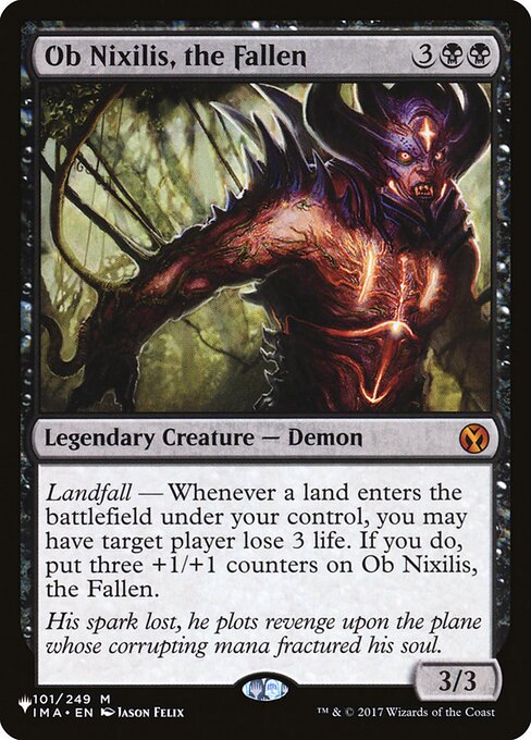 Ob Nixilis, the Fallen (IMA-101) - NM