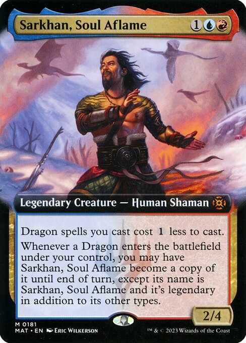 Sarkhan, Soul Aflame (181) - EXTENDED ART - NM