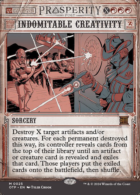 Indomitable Creativity (25) - BORDERLESS - NM
