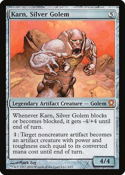 Karn, Silver Golem (6) (Foil) - NM