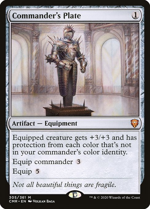 Commander's Plate (305) - NM