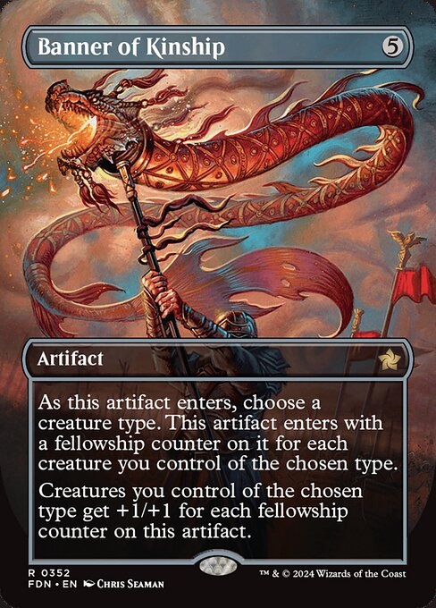 Banner of Kinship (352) - BORDERLESS - NM