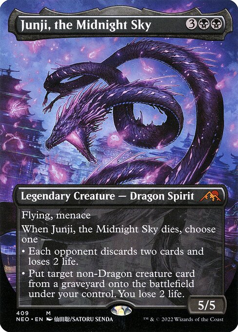 Junji, the Midnight Sky (409) - BORDERLESS (Foil) - NM