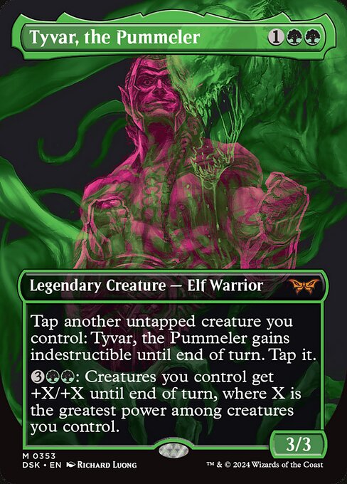 Tyvar, the Pummeler (353) - BORDERLESS - FULL ART - NM
