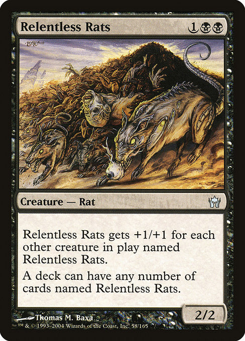 Relentless Rats (58) (Foil) - NM