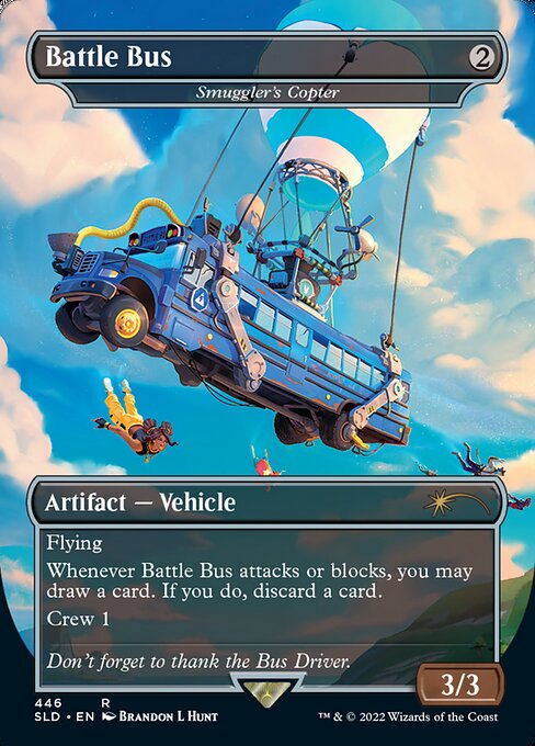 Smuggler's Copter (446) - BORDERLESS - FULL ART - NM