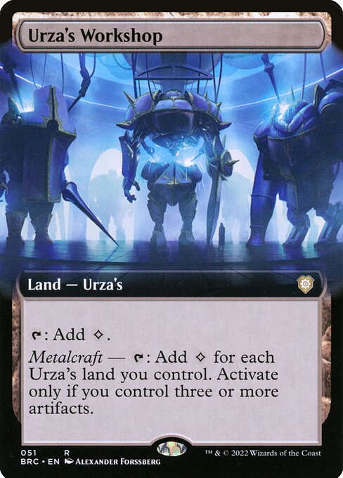 Urza's Workshop (51) - EXTENDED ART - NM