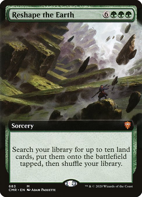 Reshape the Earth (683) - EXTENDED ART - NM