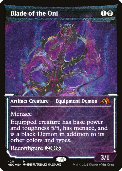 Blade of the Oni (420) - SHOWCASE (Etched) - NM