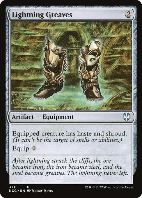 Lightning Greaves (371) - NM