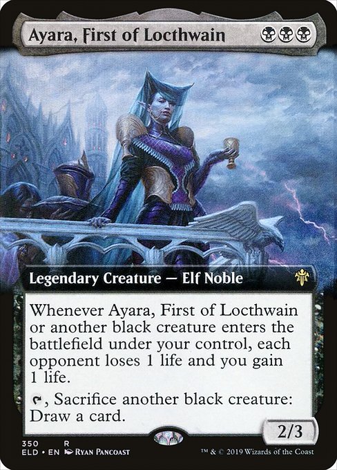Ayara, First of Locthwain (350) - EXTENDED ART (Foil) - NM