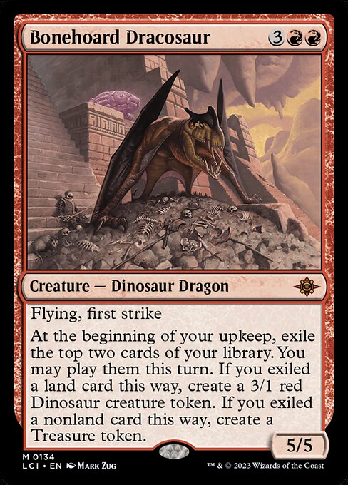 Bonehoard Dracosaur (134) - NM