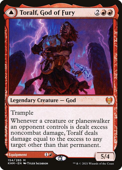 Toralf, God of Fury // Toralf's Hammer (154) - NM