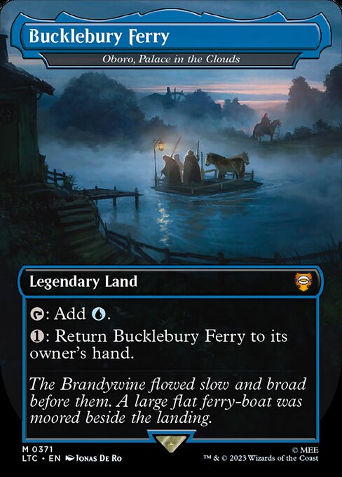 Oboro, Palace in the Clouds (371) - BORDERLESS (Foil) - NM