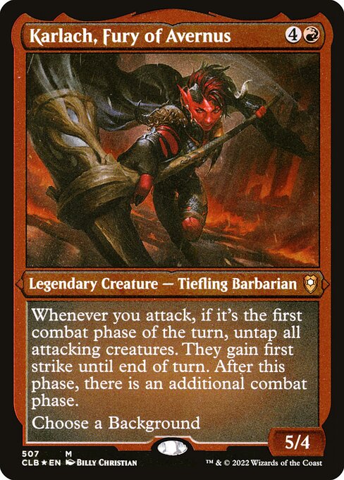 Karlach, Fury of Avernus (507) (Etched) - NM